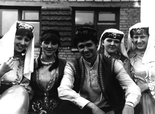 в день Татарии, наш главный татарин и его татарочки